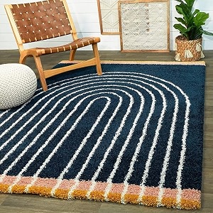 Soft Modern Shag Area Rugs Fluffy Living