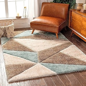Soft Modern Shag Area Rugs Fluffy Living