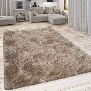Soft Modern Shag Area Rugs Fluffy Living