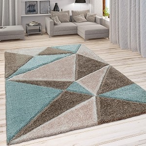 Soft Modern Shag Area Rugs Fluffy Living