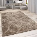 Soft Modern Shag Area Rugs Fluffy Living