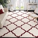 Soft Modern Shag Area Rugs Fluffy Living