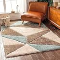 Soft Modern Shag Area Rugs Fluffy Living