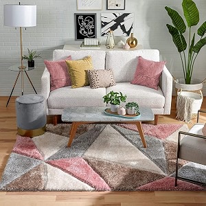 Soft Plain Shaggy Rugs and Carpet for