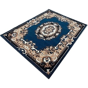 Soft Premium Blue Carpet 6x8 ft -