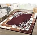 Soft Premium Brown Carpet 5x7 ft Rectangular