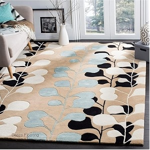 Soft Pure Woolen Modern Collection Tufted Carpet