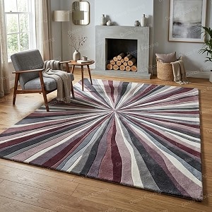 Soft Pure Woolen Modern Collection Tufted Carpet