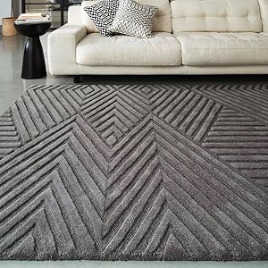 Soft Pure Woolen Modern Collection Tufted Carpet