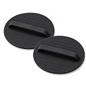 Soft Rubber Shower Scrubber, 4-in-1 Gentle Exfoliating Bath Glove，Black| 2026 New Exfoliating Body Scrubber Set, Exfoliating Scrub Bath Pads for All Skin Types