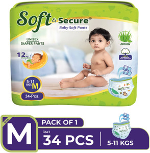 soft secure Baby Diapers Advanced Leak