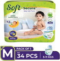 soft secure Baby Diapers Advanced Leak