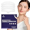 Soft Silicone Forehead Wrinkle Patches Reusable, Non-invasive Natural Forehead Wrinkles Treatment Patches, Safe Anti Wrinkle Facial Patches Overnight,4 Pieces