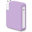 Soft Silicone Power Adapter Sleeve Case for 2021 2022 2023 MacBook Pro 16 inch A2485 M1 A2780 M2 Chip Charger Protective Cover (140W), Lavender