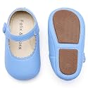 Soft Sole Baby Dress Shoes - Infant Baby Walking Shoes Moccasinss Rubber Sole Crib Shoes