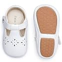 Soft Sole Baby Dress Shoes - Infant Baby Walking Shoes Moccasinss Rubber Sole Crib Shoes