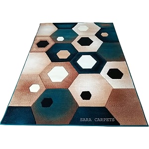 Soft Thick Geometric Acrylic Washable Anti Skid