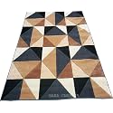 Soft Thick Geometric Acrylic Washable Anti Skid