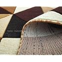 Soft Thick Geometric Acrylic Washable Anti Skid