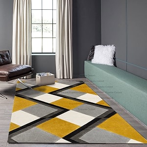 Soft Woolen Modern Collection Tufted Carpet for