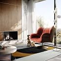 Soft Woolen Modern Collection Tufted Carpet for