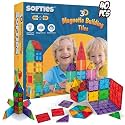 SOFTIES 60 pcs Magnetic Building Blocks for Kids | Educational Toys for Kids 5+ Years | Toys for 3 Year Old boy