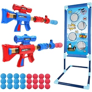 softies shooting game toy for age 6 7 8 9 10 years old kids - super gun bullet gun set shooting gun for kids match gun gift for boys 5-7 years toys for boys kids games amp playing toys water