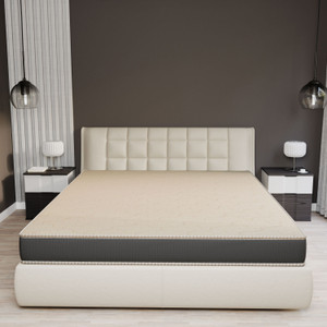 softland duoflex orthopedic hard  soft flip reversible 4 inch single high resilience hr foam mattress
