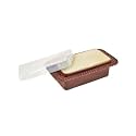 SOFTLINE Butter Box with LID - for 500GM Butter, Brown