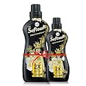 Softouch 2X French Perfume 800+200ml Fabric Conditioner with French Rose & Jasmine| After Wash Liquid Fabric Softener with Long-Lasting Fragrance| Suitable for All Clothes