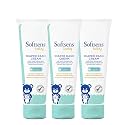 Softsens Diaper Rash Cream 50g (Pack 3 x 50g) For Newborn Baby With Zinc Oxide| Enriched With Aloe Vera & Shea Butter | Dermatologically Tested | Safe for Newborns | Intense Moisturization for Soft Skin | Protects Skin Ba