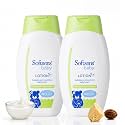 Softsens Baby Lotion 200ml each (Pack of 2 x 200ml) | pH 5.5 | Moisturizing Shea Butter &amp; Milk Cream Formula | Long Lasting Hydration For Newborn Dry Face, Body | Non-Sticky, Lightweight Baby Body Lotion Combo For Baby an