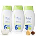 Softsens Baby Lotion 200ml each (Pack of 3 x 200ml) | pH 5.5 | Moisturizing Shea Butter &amp; Milk Cream Formula | Long Lasting Hydration For Newborn Dry Face, Body | Non-Sticky, Lightweight Baby Body Lotion Combo For Baby an
