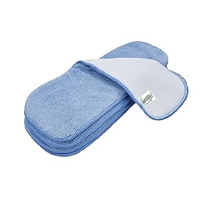 softspun microfiber 4 layer baby diaper inserts for cloth diaper pocket diaper set of 4 large age 4-30 months washable reusable ultra absorbent super soft amp comfortable for babies