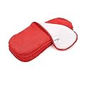 SOFTSPUN Microfiber 4 Layer Baby Pocket Diaper Inserts, Pack of 4 Large Size (Red) Age 0-3 Months, Washable, Reusable Ultra Absorbent, Super Soft & Comfortable for Babies Skin of Newborn Baby.