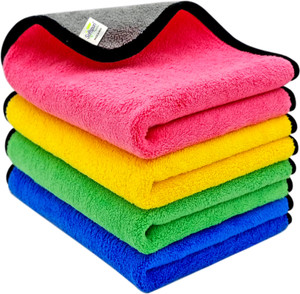 softspun microfiber vehicle washing  cloth