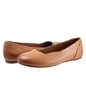SoftWalk Womens Sonoma Flats Tan Tumbled 11 M