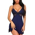 Women Chemise Lingerie Nightie Full Slips Lace