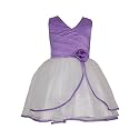 SOFYANA Girl39s Satin A-Line Knee-Length Dress