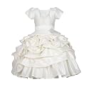 SOFYANA Girls39 A-Line Maxi Dress SY-Dress_116_2-3Years_Off-White_2-3 Years