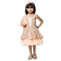 SOFYANA Satin Formal Special Occasion Dress for A Young Girl Dressy Children's Wear Frock