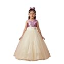 SOFYANA Satin Formal Special Occasion Dress for A Young Girl Dressy Children's Wear Frock