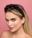 SOHI Black Color Hairband Hair Band (Black)
