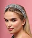SOHI Silver Color Hairband Hair Band (Silver)