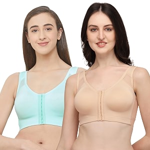 SOIE Women Front Closure Full Coverage Non