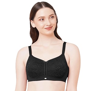 SOIE Womens Full Coverage Non-Padded Non-Wired Bra