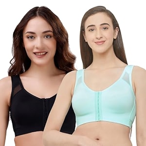 SOIE Women Front Closure Full Coverage Non