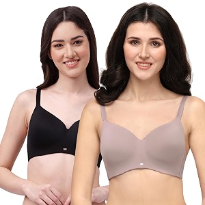 SOIE Women Full Coverage Polyamide Spandex Padded
