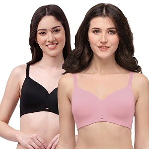 SOIE Women Full Coverage Polyamide Spandex Padded