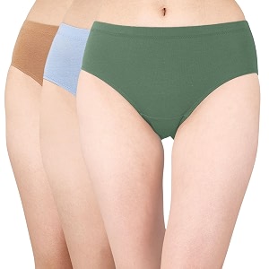 SOIE Women High Rise Full Coverage Solid